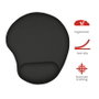 Trust Bigfoot Alfombrilla Ergonómica con Relleno de Gel Negro